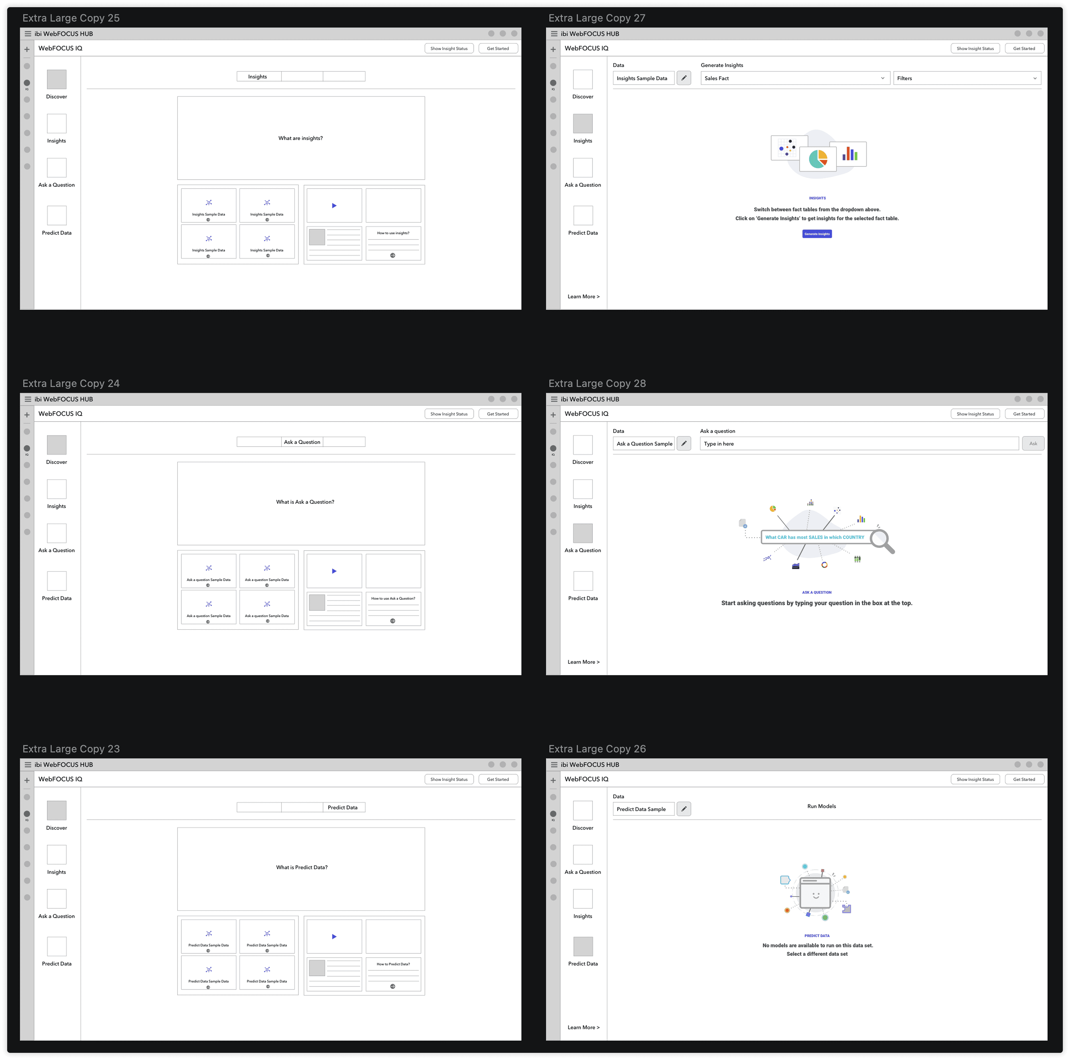 Low-Fidelity Wireframes